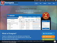 Tablet Screenshot of ensigniamail.com